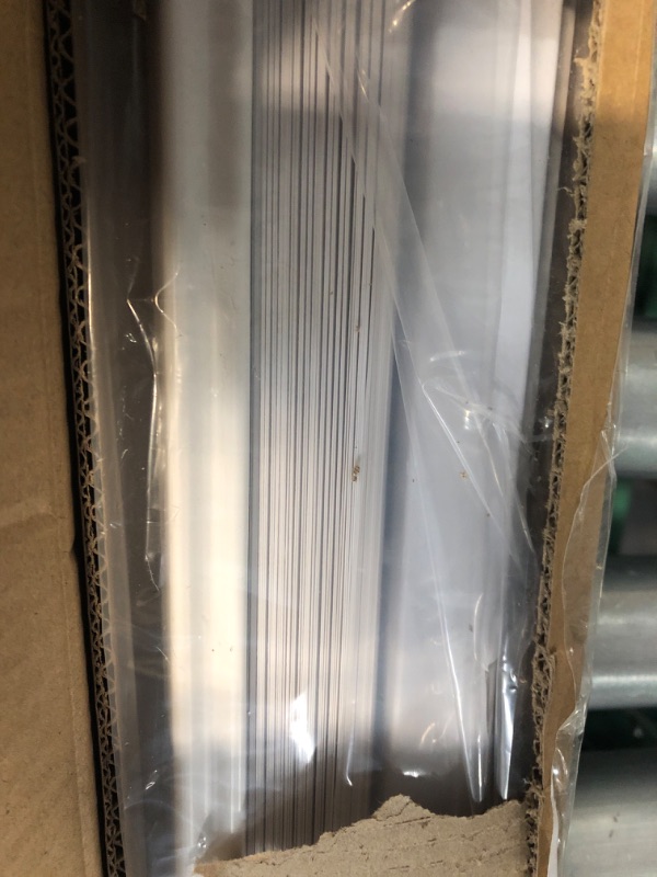 View 2 of ***FACTORY SEALED***AURILOFT Cordless Vinyl Mini Blinds, White, 33.5"W x 48"H