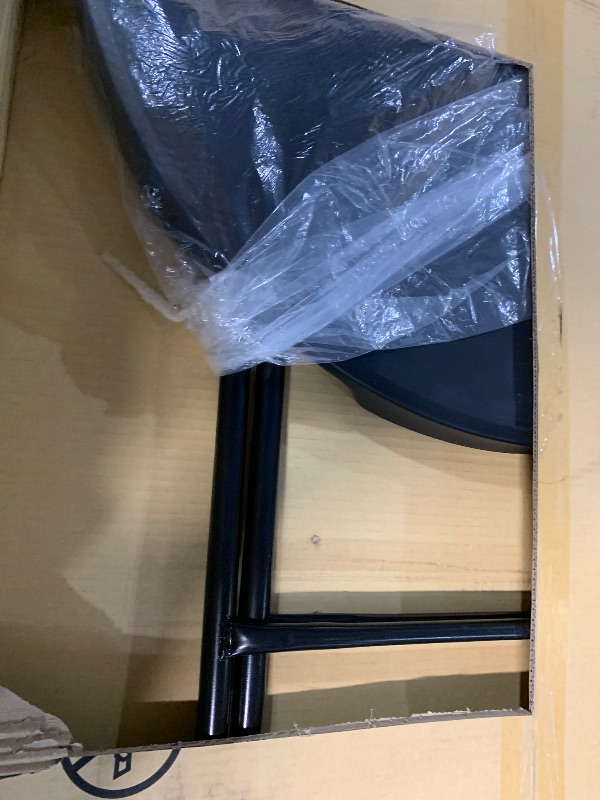 Photo 1 of ***missing 4***BTEXPERT Set of 5, 32" Round 43" Bar High Top Folding Table Commercial Portable for Drink Patio Banquet Card Plastic Coffee Dining Cocktail Wedding Party Event Home Kitchen Outdoor Black