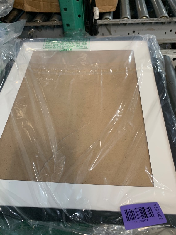 Photo 1 of ***clear screen cracked***upsimples 14x17 Picture Frame, Black