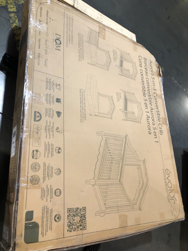 View 2 of *** TRUCK/TRAILER PICK UP ONLY*** aurora 5 in1 convertable crib