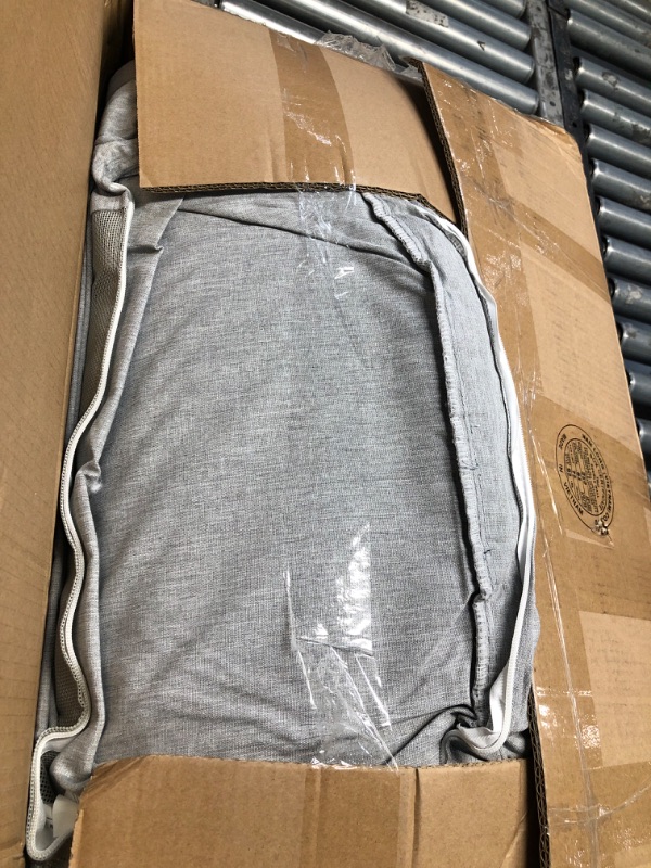 View 3 of ***MISSING PARTS***SUNROX Lounge Chair Cushions 80x26 Inch, Heather Grey