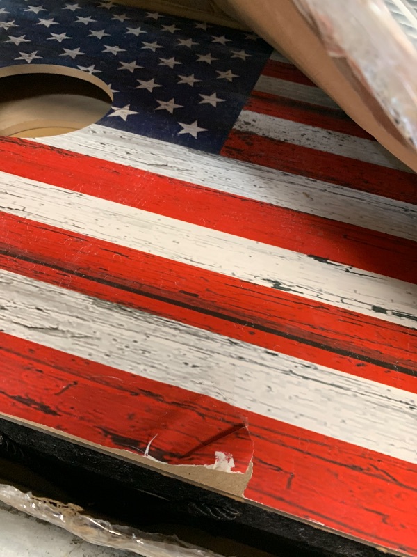 View 4 of *** DAMAGED - SEE PICTURES ***
SPORT BEATS Cornhole Board Set - MDF Wood Cornhole Game (3x2' or 4x2')