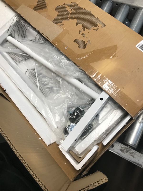 View 2 of **PARTS ONLY** HOMIDEC Adjustable Standing Desk, 32" White