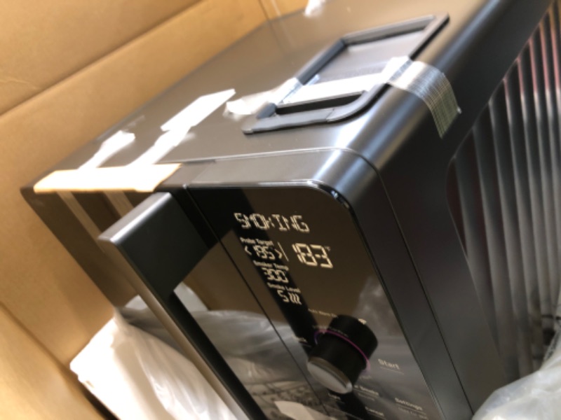 Photo 1 of ****factory sealed opened for inspection****
GE Profile™ Smart Indoor Pellet Smoker, with Active Smoke Filtration, 5 Smoke Control Settings, WiFi Connected, Electric, Countertop BBQ Appliance, Black