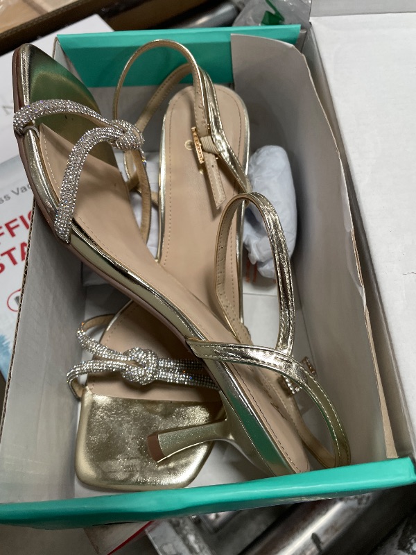 Photo 1 of **Dirty**Ankis Women's Rhinestone Ankle Strap Heeled Sandals