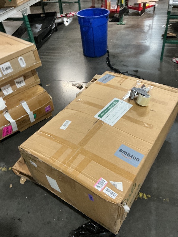 Photo 1 of *****Missing 4 boxes***** factory sealed****
HONBAY Sectional Couch with Pull Out Bed, Sectional Sleeper Sofa with Storage, U Shape Couches for Living Room, Velvet Beige