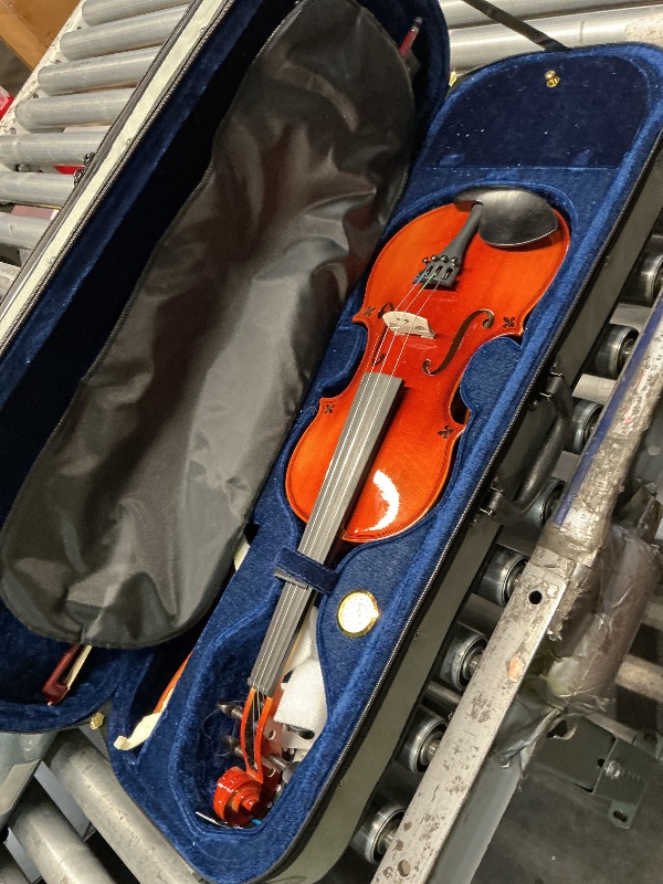 View 2 of ***DAMAGED - SEE NOTES/PICTURES***
***MISSING PARTS***
AKLOT 4/4 Acoustic Violin Kit