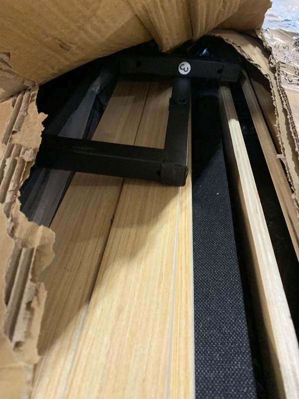 View 3 of ***UNKNOWN IF MISSING PARTS***IDEALHOUSE King Bed Frame with Lift Storage & LED Lights