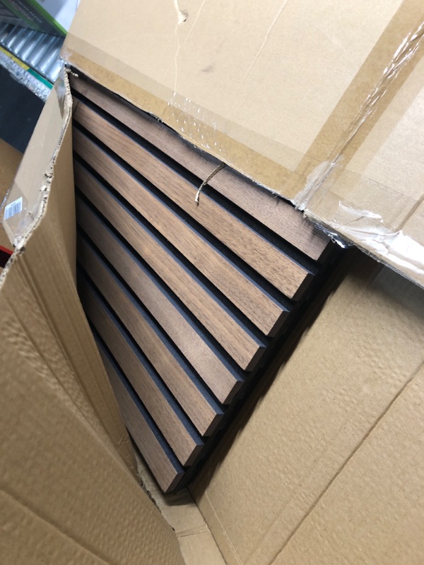View 2 of ***STOCK PHOTO REFERENCE ONLY***
***ONLY 2 PANELS***
DECKO SOUNDSCAPE Acoustic Wall Panels - Sound Absorbing Slat Panels for Echo Reduction - Home Studios, Offices, Living Rooms & Theatres - Noise Dampening Oak Box of 5 Square Panels 23.6" x 23.6"