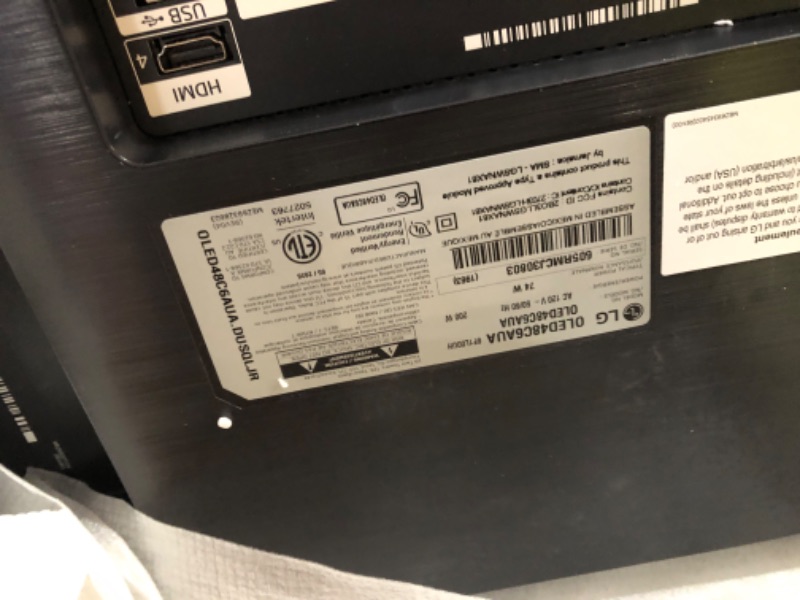 Photo 1 of ****MISSING PARTS *** LG 48-Inch OLED Evo AI 4K C6 Smart TV