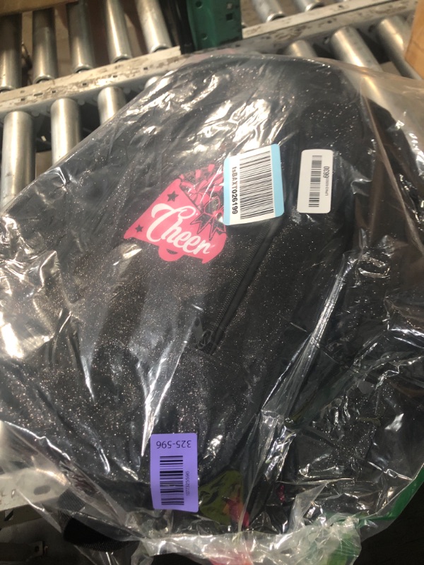 View 2 of "ONE MISSING" Patelai 6 Pack Cheer Backpack with Bow Keychain
