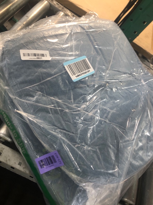 View 2 of "4 MISSING" Nordjager Chair Cushions, 6 Pack, Blue Memory Foam