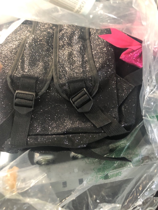 View 2 of "ONE MISSING" Patelai 6 Pack Cheer Backpack with Bow Keychain