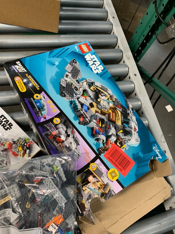 Photo 1 of ***MISSING PIECES***
LEGO Star Wars SMART Play: Millennium Falcon Starship Building Toy for Kids - Compatible
Set with 4 SMART Tags and 4 Minifigures - Gift for Boys, Girls and Fans Ages 9+ - 75426