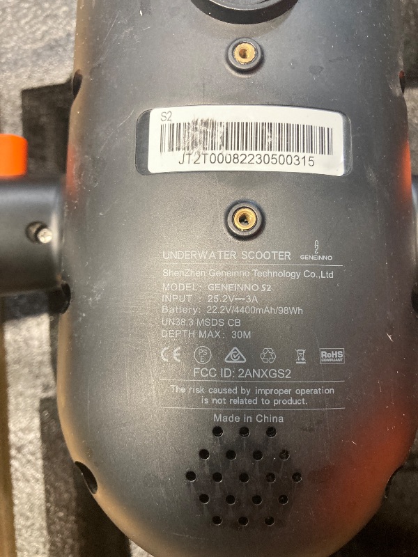 View 3 of ***FOR PARTS ONLY***
GENEINNO S2 Underwater Scooter - Orange