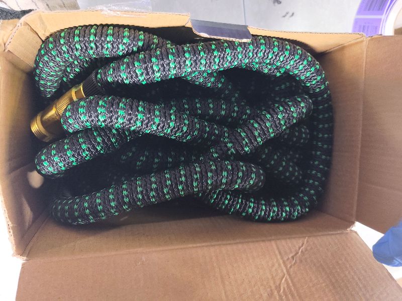 Photo 1 of 100 ft Garden Hose,2026 New Improved Lightweight All-Weather Water Hoses, Ultra Durable and Flexible Garden Hose with 10-Function Spray Nozzle, Leak-Free Connections Garden Hose for Yard, Lawn,Outdoor