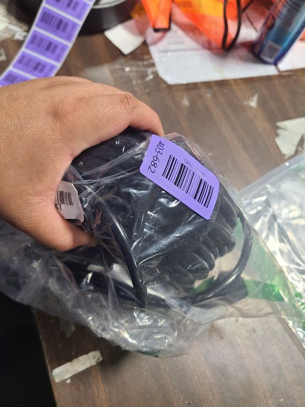 Photo 1 of 16/3 100 Ft Outdoor Extension Cord Waterproof, Weatherproof & Flame Retardant Black 3 Prong Power Cord Outside for Lawn & Garden, 16AWG 10A 1250W 125V SJTW ETL Listed