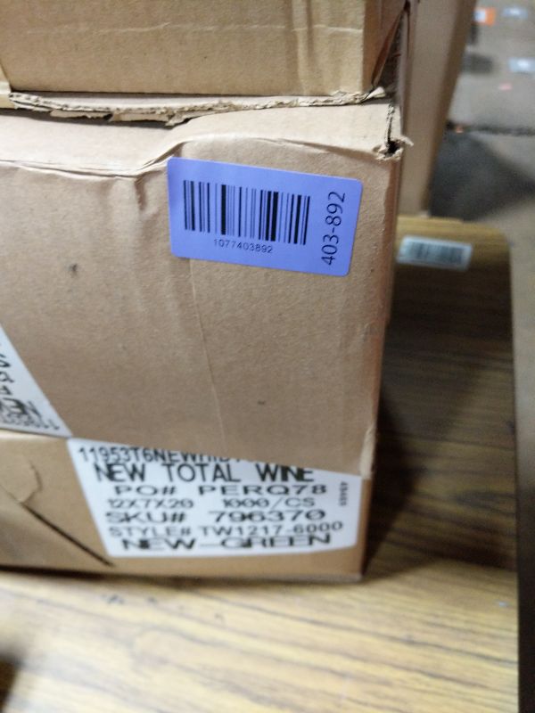 Photo 1 of 11953t6newhidtotalwine tw1217-6000 1000 cs
