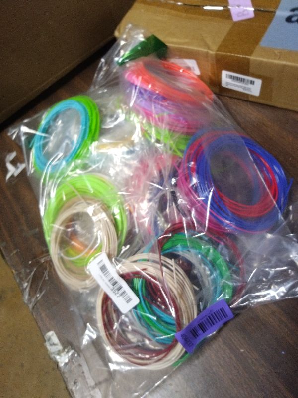 Photo 1 of 15 Bright Colors 1.75mm 3D Pen PLA Filament Refill, Each Color 10feet, Total 150 Feet 3D Pen/3D Printer PLA Sample Pack, Compatible with MYNT3D / SCRIB3D Printing Pen