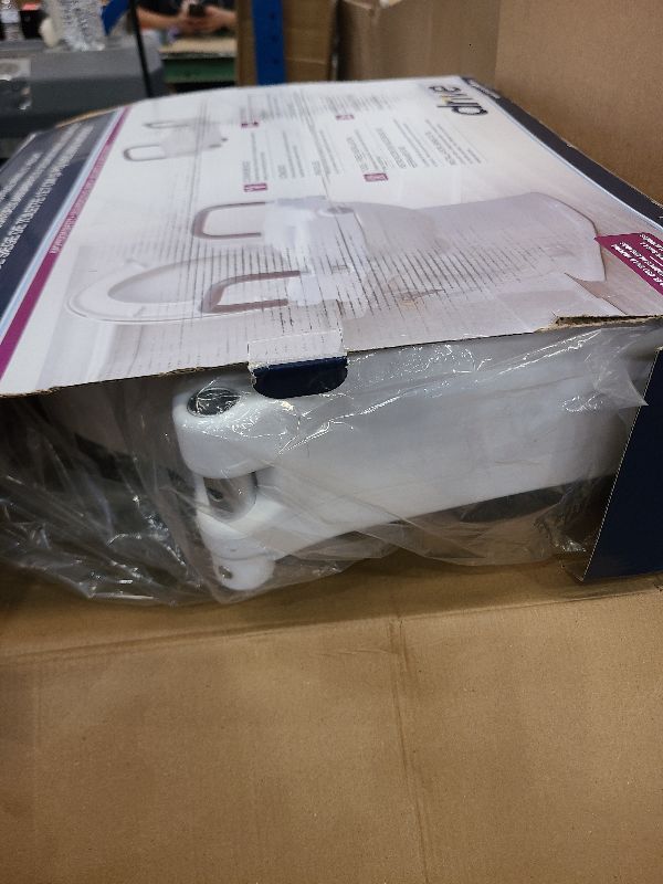 Photo 1 of 2-in-1 Locking Raised Toilet Seat with Tool-free Removable Arms