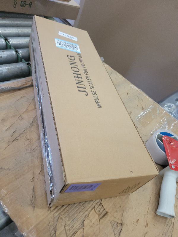 Photo 1 of 16 Inch Impulse Heat Sealer Manual Bags Sealer Sealing Machine Heating Closer for Plastic PE PP Mylar Poly Foil Bags Home Restaurant Food Storage with Extra Replace Element