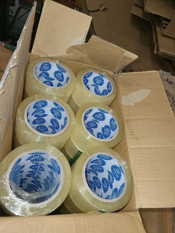 Photo 1 of 2 Inch x 110 Yards Packing Tape?36 Rolls?, Clear Shipping Tape for Boxes, Strong Adhesive for Packaging, Sealing, Moving, Storage?Lightweight Packing