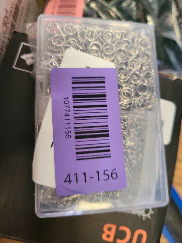Photo 1 of 2000 PCs No Tarnish Stainless Steel Jump Rings for Jewelry Making, 4 Sizes 4-7mm, 20 Gauge Thickness, Silver (Mixed Size)