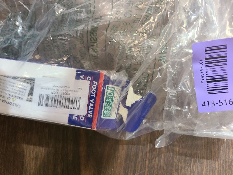 Photo 1 of 1 Inch Foot Valve No-Lead Brass Heavy Duty Backflow Preventer 1" Foot Valve Female Connection for Maintain Pressure & Prevent Reverse Flow, Compatible with All Brands