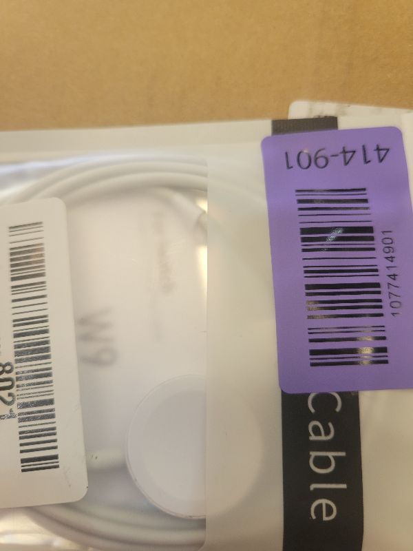 Photo 1 of ???? ???????? for Apple Watch Charger Magnetic Fast Charging Cable [Portable] Magnetic Wireless Charging Compatible with iWatch Series Ultra/SE/11/10/9/8/7/6/5/4/-[3.3FT] White