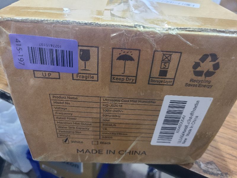 Photo 1 of 13L/3.43Gal Humidifier Large Room, 800ft² Coverage, 100H Runtime, Auto Humidity Control, Top Fill, Humidifiers for Bedroom, 35dB Quiet, Sleep Mode, Aroma Diffuser, 24H Timer, Auto Shut-off Protection
