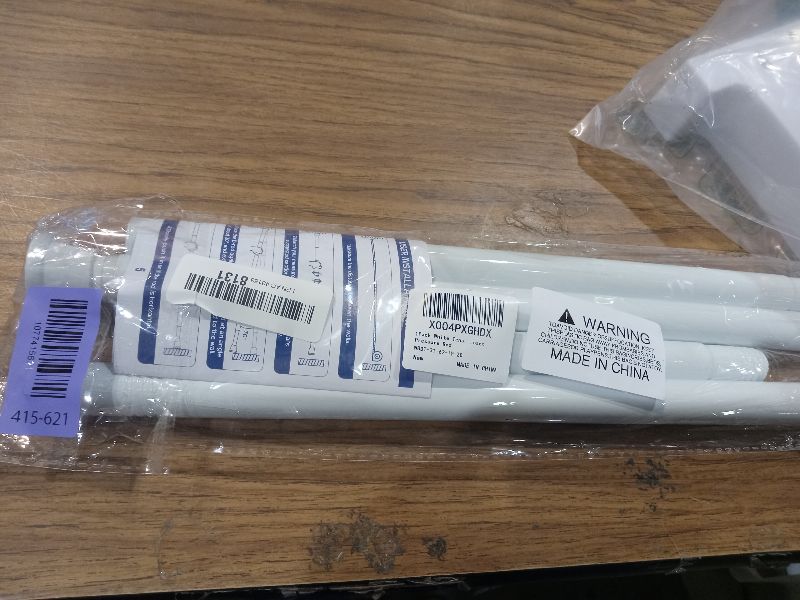 Photo 1 of 1Pack White Tension Curtain Rods 31 to 62 Inch Small Curtain Rods No Drilling Short Tension Rod Adjustable Spring Curtain Rod for Windows Door Closet Pressure Rod