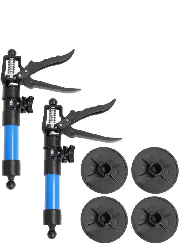Photo 1 of 2 Pack Cabinet Jack Pole Heavy Duty Stand Kitchen Installing Adjustable Support Rod 30?59cm Short Blue