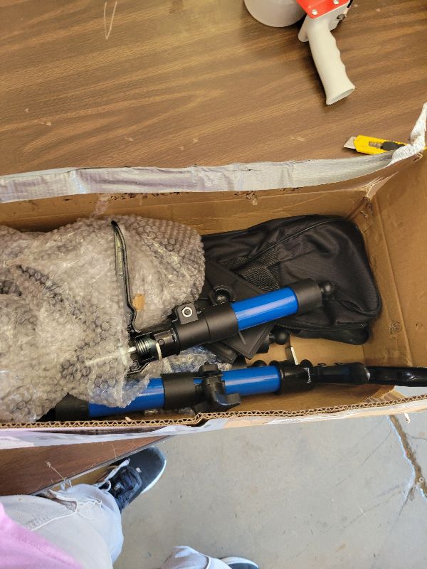 Photo 1 of 2 Pack Cabinet Jack Pole Heavy Duty Stand Kitchen Installing Adjustable Support Rod 30?59cm Short Blue