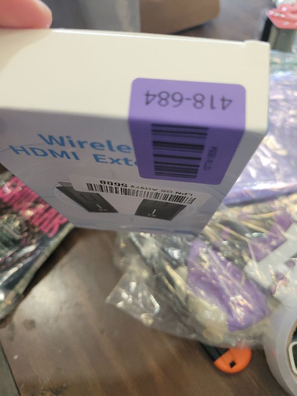 Photo 1 of 2026 Upgraded Wireless HDMI Transmitter and Receiver 328FT/100M, 4k Decode 1080P Output, Plug & Play Portable 2.4g/5g, Wireless Hdmi Extender Kit to Monitor from Laptop/PC/Projector/TV Box