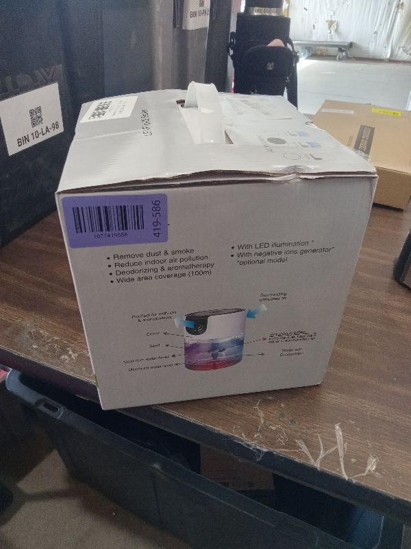 Photo 1 of ?2026 Upgraded version?Water Air Purifier for Home, Variable Speed ?1300ml Water Based Air Purifier ?Air Washer Humidifier ?Freshener for Smoke ?Essential Oil Aroma Diffuser with LED Night Light