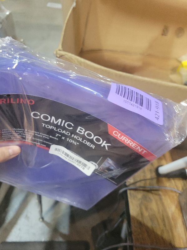 Photo 1 of 10ct Current Comic Book Toploaders - Modern Comic Book Top loaders, Crystal Clear Regular Comic Book Topload, Premium PVC Comic Book Holder, Crystal Clear Protection for Display, Storage, Collection
