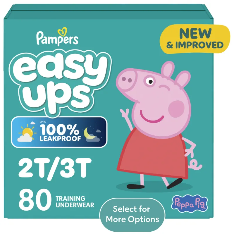 Photo 1 of 
Pampers Easy Ups Training Pants Size 4 (2T3T), 80 Count (Select for More Options)
