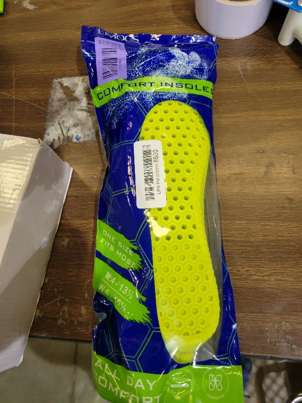 Photo 1 of 2 Pairs Comfort Insoles for Men/Women, Memory Foam Inserts, Prevent Foot Odor, Providing Great Shock Absorption and Cushioning for Feet Relief?Steppers Insoles