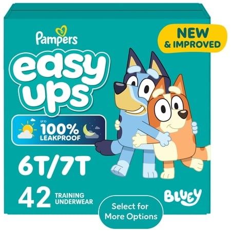 Photo 1 of Pampers Easy Ups Training Pants Size 8 (6T7T) 42 Count (Select for More Options)