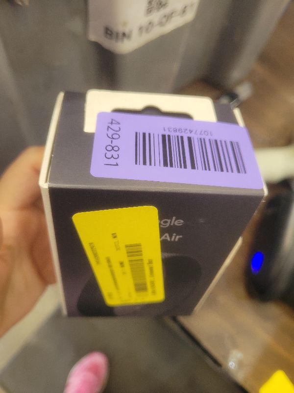 Photo 1 of Google Fitbit Air - Screenless Fitness and Health Tracker - Personalized AI-Powered Coaching - Works with Android and iOS - Obsidian - One Size