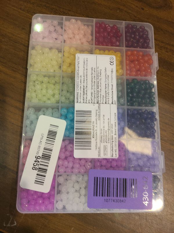 Photo 1 of 1440pcs Rondelle Beads for Jewelry Making, 3x6mm Abacus Glass Spacer Beads for Bracelet, 24 Colors Gemstone Crystal Stones Bead for Necklace DIY Crafts Jewelry Making