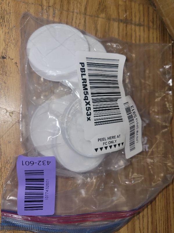 Photo 1 of (6-Pack) Calvana 53mm Reusable Water Jug Caps, Lids for 3 and 5 Gallon Water Jug, Water Bottle Cover Screw Top, Compatible with American Maid Plastic Water Bottles and Jugs Ranging, PP Material, White