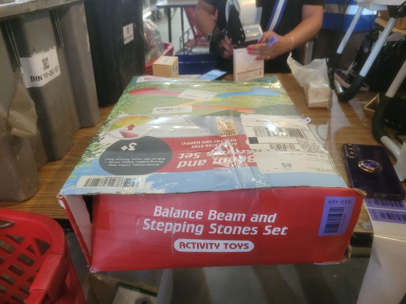 Photo 1 of 15PCS Rainbow Stepping Balance Beam Stones for Kids Toddlers - Indoor & Outdoor Sensory Toys for Outside Play Games,Without Light Up&Music Non-Slip Jumping Blocks for Obstacle Course Boy Girl Gifts