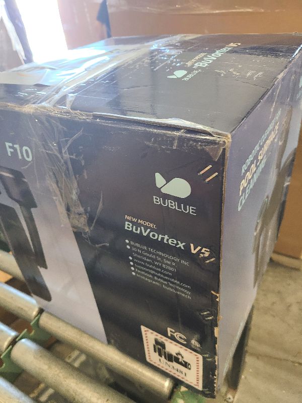 Photo 1 of (2026 Upgrade) BUBLUE BuVortex V5 Pool Skimmer Robot,Pool Surface Skimmer Robot with App Control,5L Filter,Dual Cleaning Modes,AI Navigation,Ideal for In-Ground & Above-Ground Pools,Dark Gray