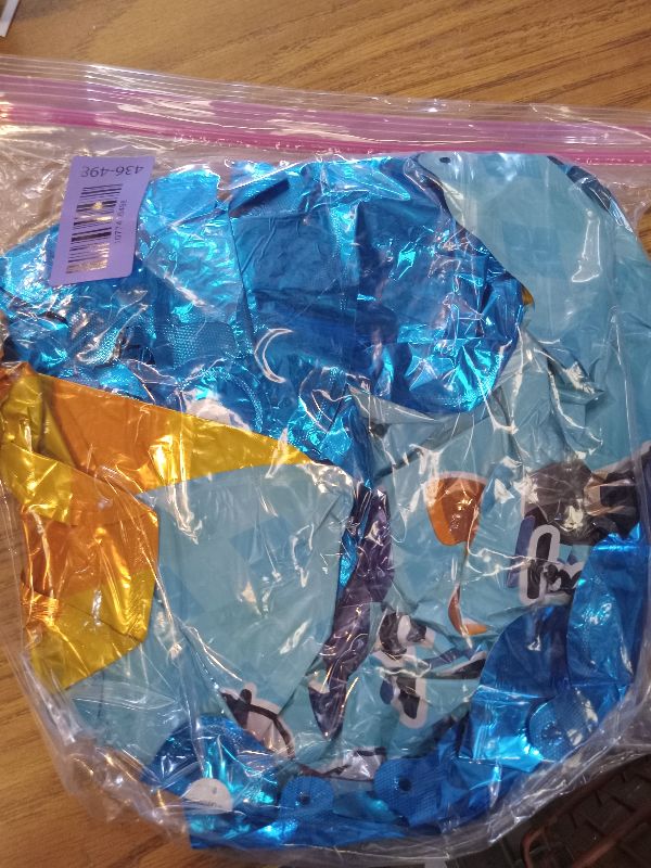 View 2 of 15 Pcs Father's Day Balloons SUPER DAD Mylar Balloon Father's Day Party Supplies Best Trophy Shavers Beard Foil Balloons for Father's Day Birthday Party Theme Decoration