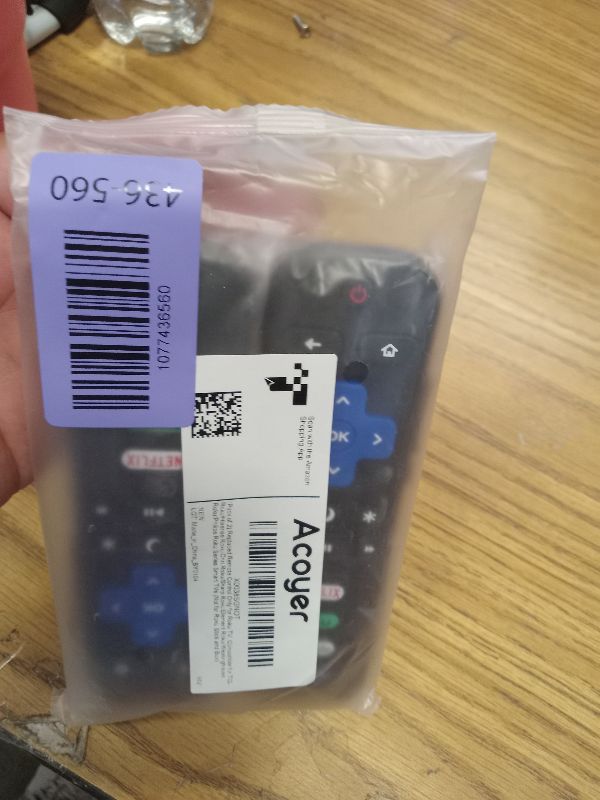 Photo 1 of (Pack of 2) Replacement Remote Control Only for Roku TV, Compatible for TCL Roku/Hisense Roku/Onn Roku/Sharp Roku/Element Roku/Westinghouse Roku/Philips Roku Smart TVs (Not for Roku Stick and Box)