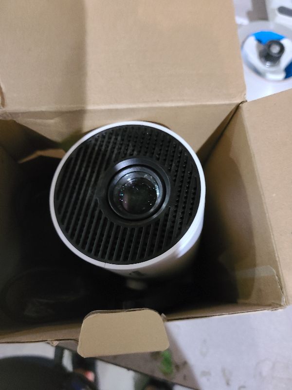 Photo 1 of [Built-in Apps & 2026 Upgraded] Mini Projector with WiFi 6 and Bluetooth 5.4 Support 4K 1080P Auto Keystone 180° Rotatable Projector Portable Compatibile with HDMI/TV Stick/Memory Stick/Laptop, White
