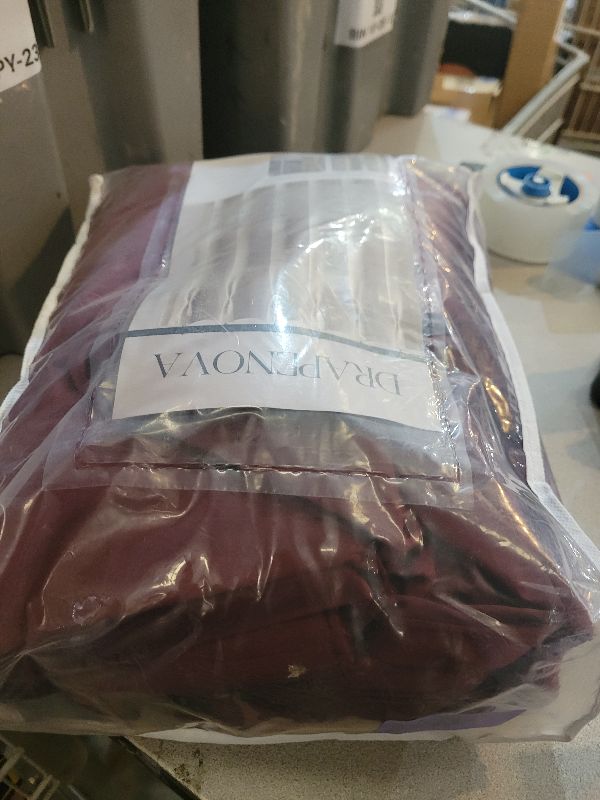 Photo 1 of 108 Inches Long Purple Velvet Curtains for Living Room Large Window Luxurious Vintage Room Darkening Pinch Pleated Curtain Drapes with Hooks & Back tab Tall Floor Length 2 Panels Mauve Plum Colored