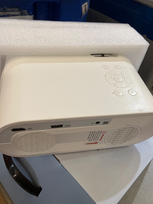 Photo 1 of 1500 ANSI Smart Projector, HOMPOW 4K Projector with WiFi and Bluetooth, Mini Projector, Built-in Streaming System, Projector with Apps, Outdoor Projector, Home Projector for iOS/Android