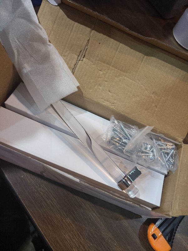 Photo 1 of 10 Pack 7-1/2 Inch Crystal Glass Drawer Pulls, Chrome Cabinet Pulls